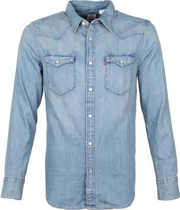 Levi's Barstow Overhemd Blauw