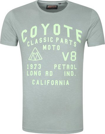 Petrol T-Shirt Coyote Groen