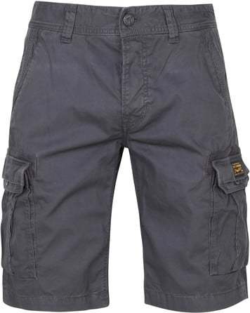 PME Legend Cargo Shorts Dobby Antraciet