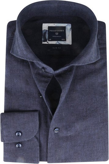 Profuomo Originale Overhemd X Donkerblauw