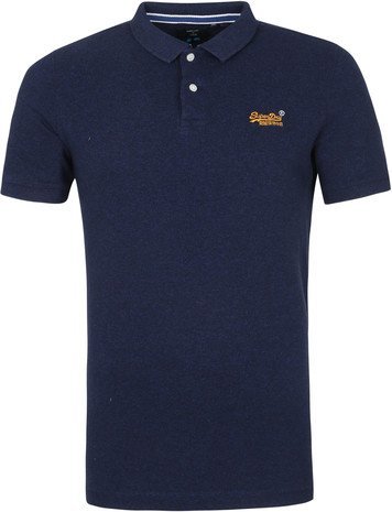 Superdry Classic Pique Polo Oasis Blauw