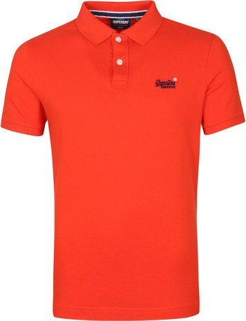 Superdry Classic Pique Polo Rood